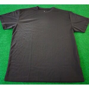 POWER-TEK Black Short Sleeve Athletic T Shirt Mens‎ Size S Polyester RN 120554